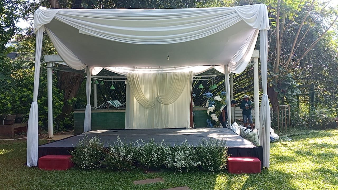 Sewa Tenda di Pamulang Tangerang Selatan | Rental Jabodetabek by Gaharu Production