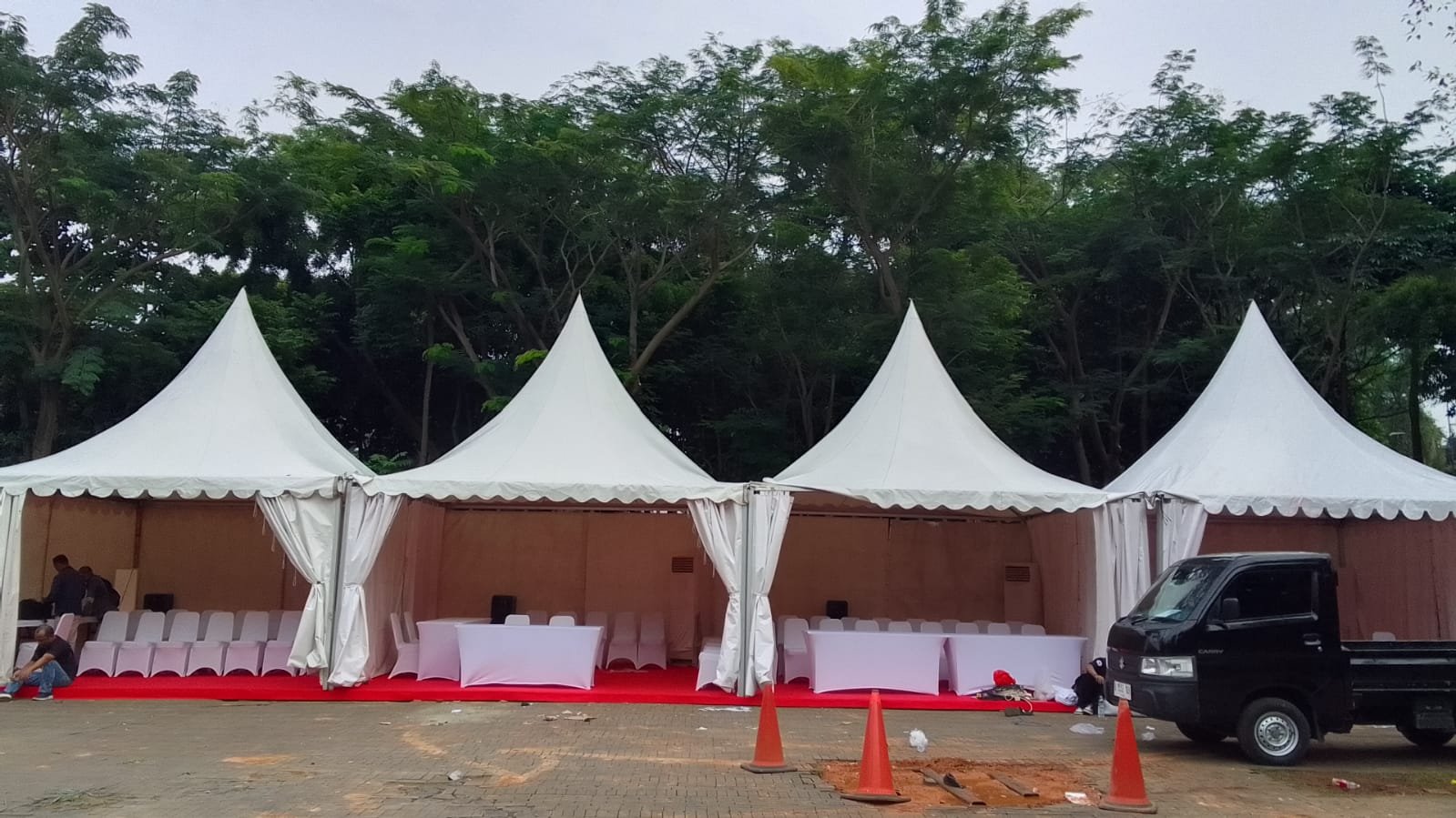 Sewa Tenda di Plaza Senayan – Jakarta Pusat | Rental Jabodetabek by Gaharu Production