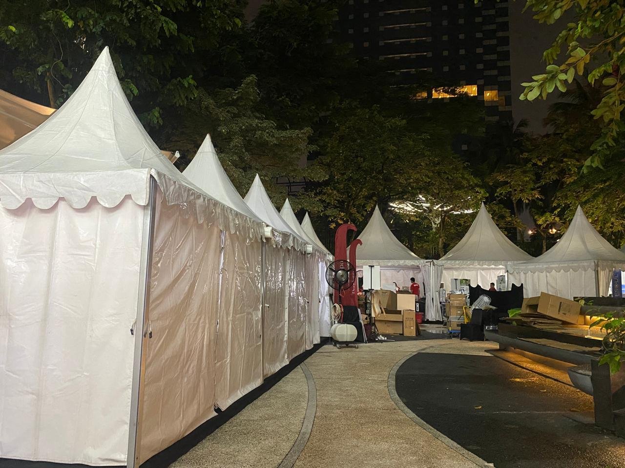 Sewa Tenda di Summarecon Mall Serpong (SMS) – Tangerang | Rental Jabodetabek by Gaharu Production
