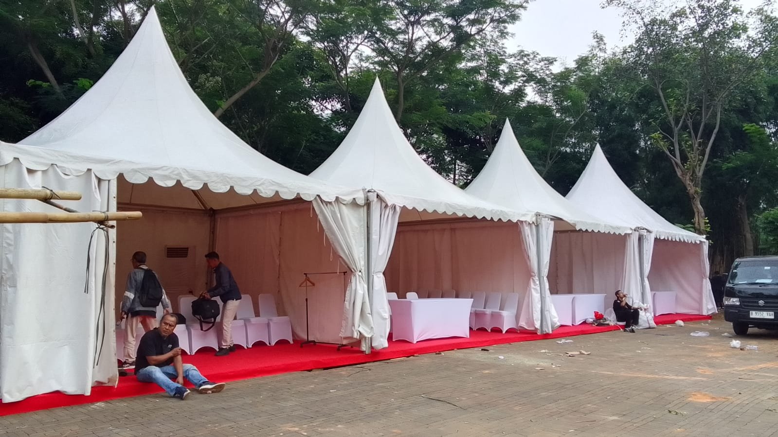 Sewa Tenda Sarnavil di Situ Gintung Tangerang Selatan